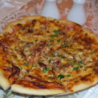 Пицца с индейкой