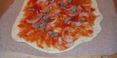 пицца с индейкой