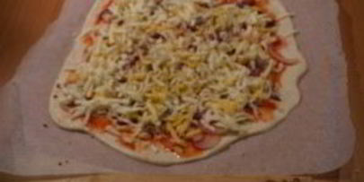 пицца с индейкой