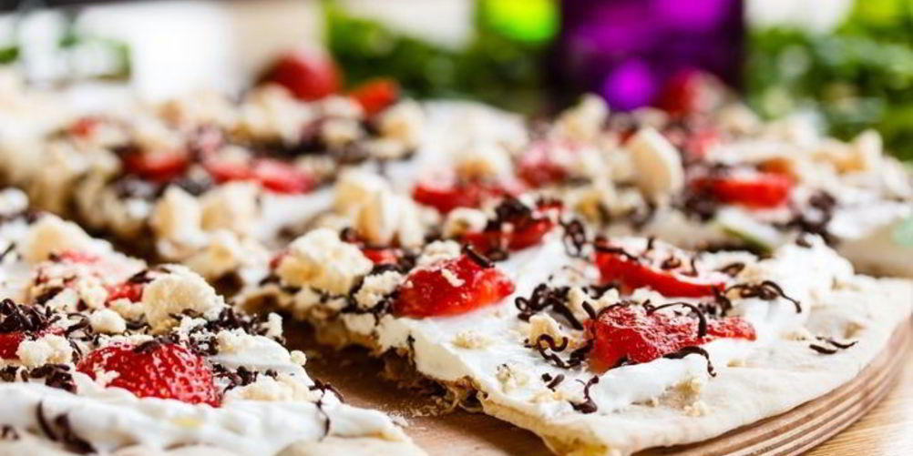 Рецепт пицца с клубникой