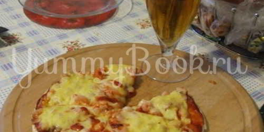 Рецепт пицца с креветками
