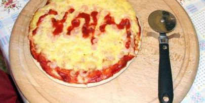 пицца с креветками