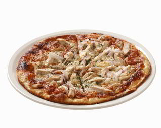 Пицца с курицей и грибами