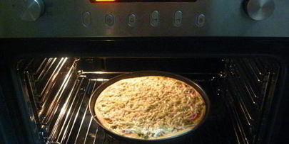 пицца с мидиями