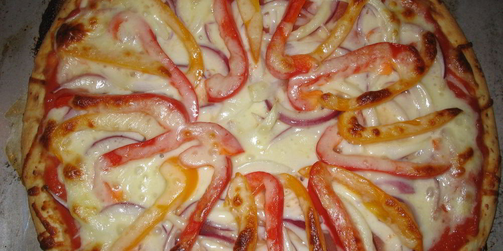 Рецепт пицца с перцем и помидорами