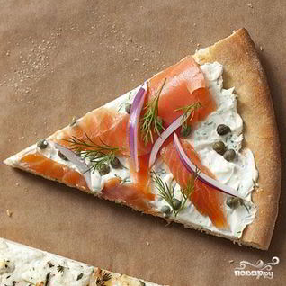 Пицца с рыбой