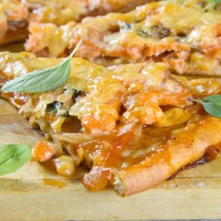 Пицца с семгой