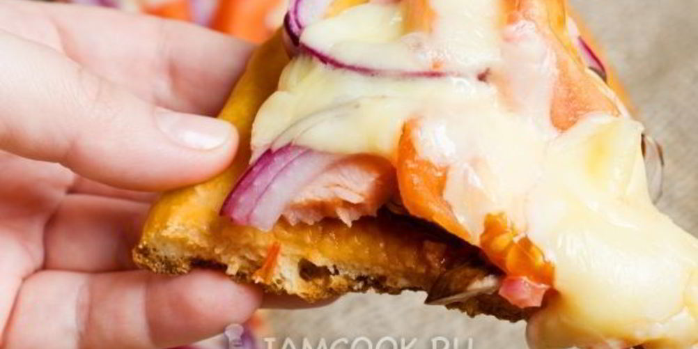 Рецепт пицца с ветчиной и грибами