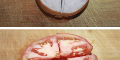 пицца с ветчиной