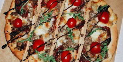 пицца с вялеными помидорами