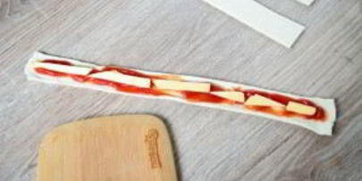 пицца в стиле брецель