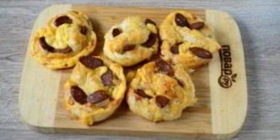 пицца в стиле брецель