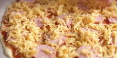 самая простая пицца по-домашнему