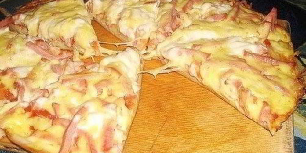 Рецепт самая вкусная пицца за 10 минут
