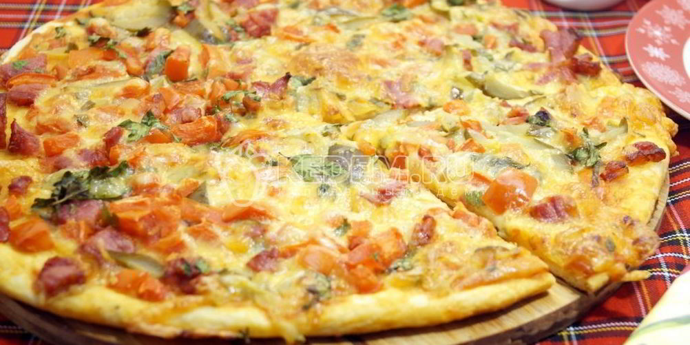 Рецепт тонкая пицца