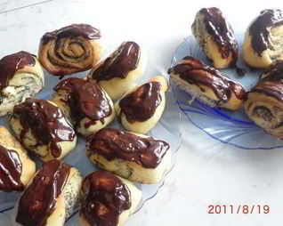 Рулетики с маком