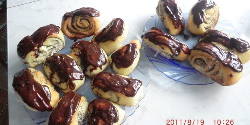 Рецепт рулетики с маком