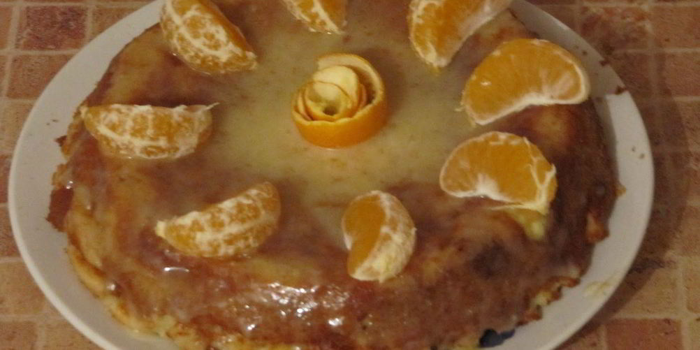 Рецепт шарлотка с апельсинами