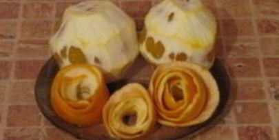 шарлотка с апельсинами