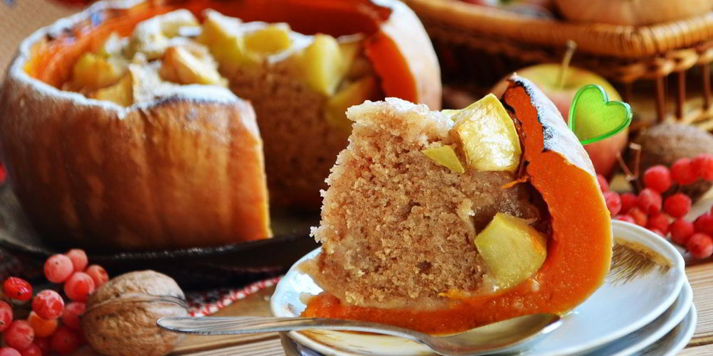 Рецепт шарлотка в тыкве