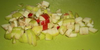 шарлотка яблочная