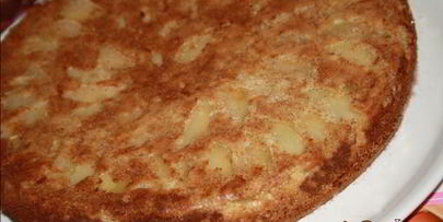 шарлотка яблочная