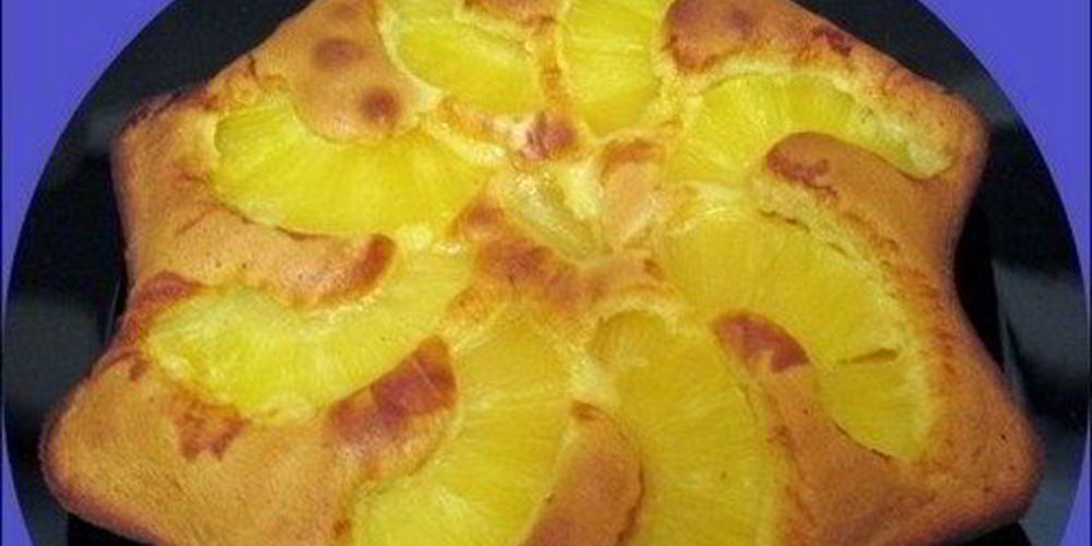 Рецепт сладкая шарлотка с ананасом