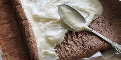 шоколадно-апельсиновый рулет