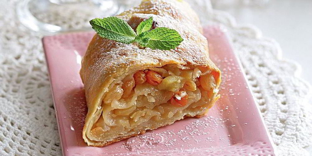Рецепт штрудель с яблоками