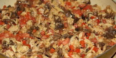 слойки из слоеного теста с мясом панама-мама