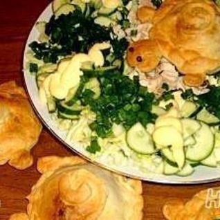 Слойки овощные Черепашки