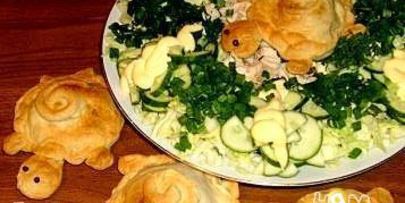 слойки овощные черепашки