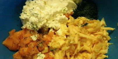 слойки пакетики с семгой