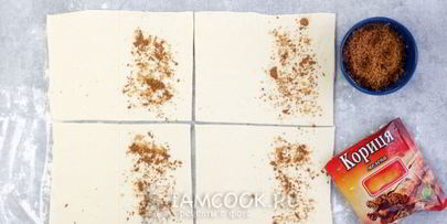 слойки с бананом