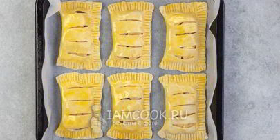 слойки с бананом