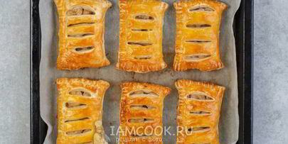 слойки с бананом