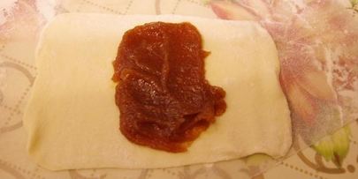 слойки с конфитюром из айвы