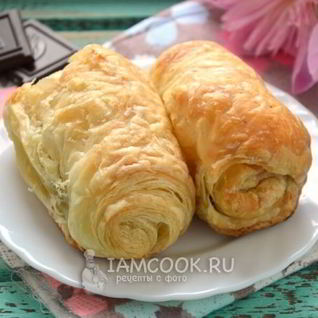 Слойки с шоколадом Проще простого