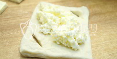 слойки с творогом любимые