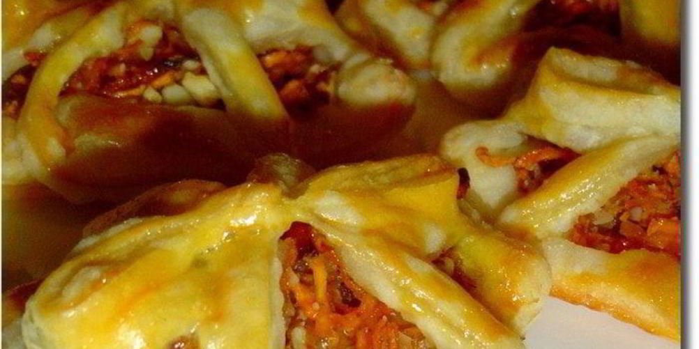 Рецепт слойки с тыквенно-ореховой начинкой