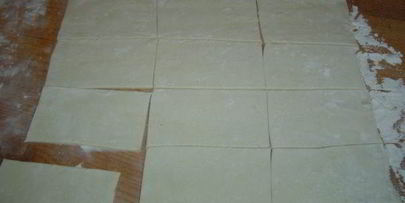 слойки с тыквенно-ореховой начинкой