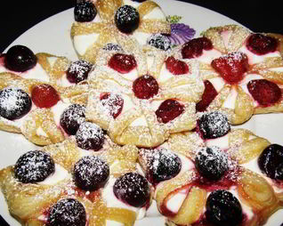 Супер слойки с творогом