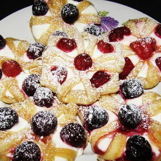 Супер слойки с творогом