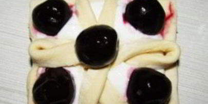 супер слойки с творогом