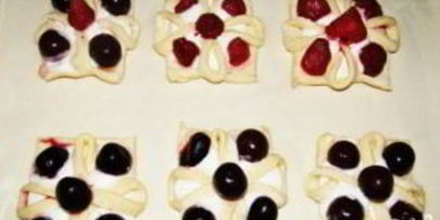 супер слойки с творогом