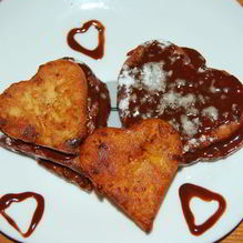 Рецепт Апельсиновые творожники в апельсиново-шоколадной глазури