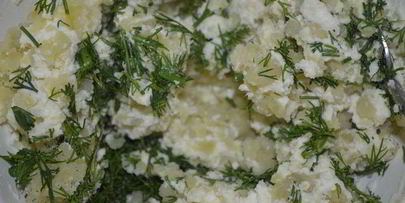 картофельные сырники с укропом из духовки