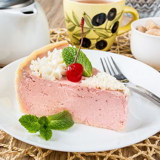 Клубничный творожник