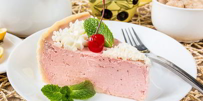 клубничный творожник