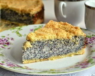 Немецкий маковый творожник